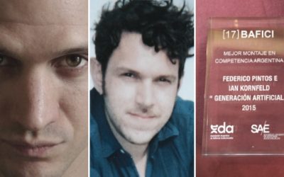 Ian Kornfeld y Federico Pintos, los ganadores del premio a Mejor Montaje